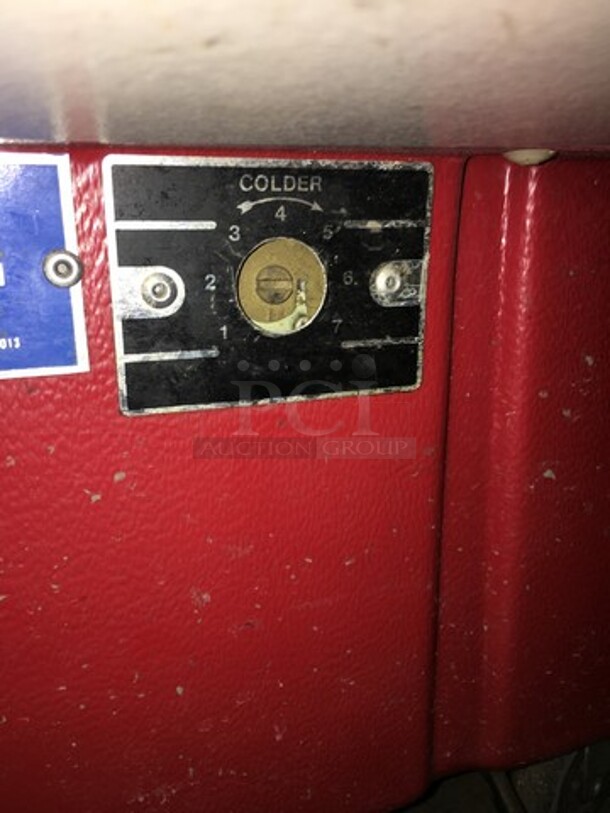 Artic Star Commercial Reach In Freezer Display Case! Model AS4.5 Serial A3013! 115V! Working When Removed! - Image 7 of 8