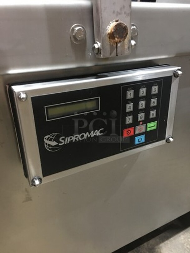 Sipromac Commercial Floor Style Double Chamber Vacuum Sealing Machine! All Stainless Steel! On Casters! - Image 6 of 8