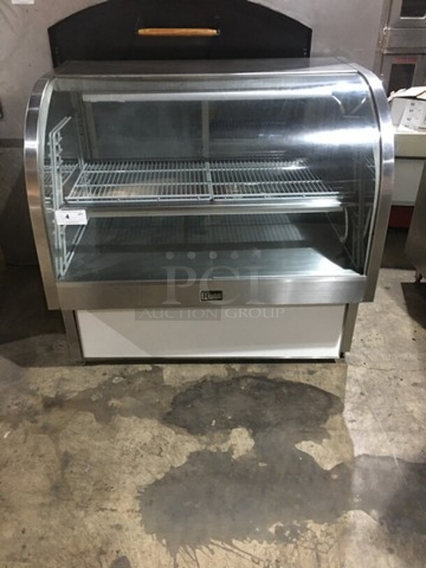 WOW! Randell Commercial Dry Bakery Display Case! With Curved Front Glass! With Sliding Rear Door! Model 4149DR Serial W00000005957! 120V 1Phase!