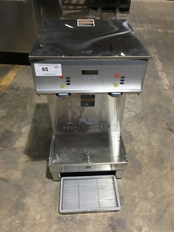 Bunn Commercial Countertop Dual Coffee Brewing Machine! All Stainless Steel! Model DUALSHDBC Serial DUAL191736! 120/208V 1Phase!