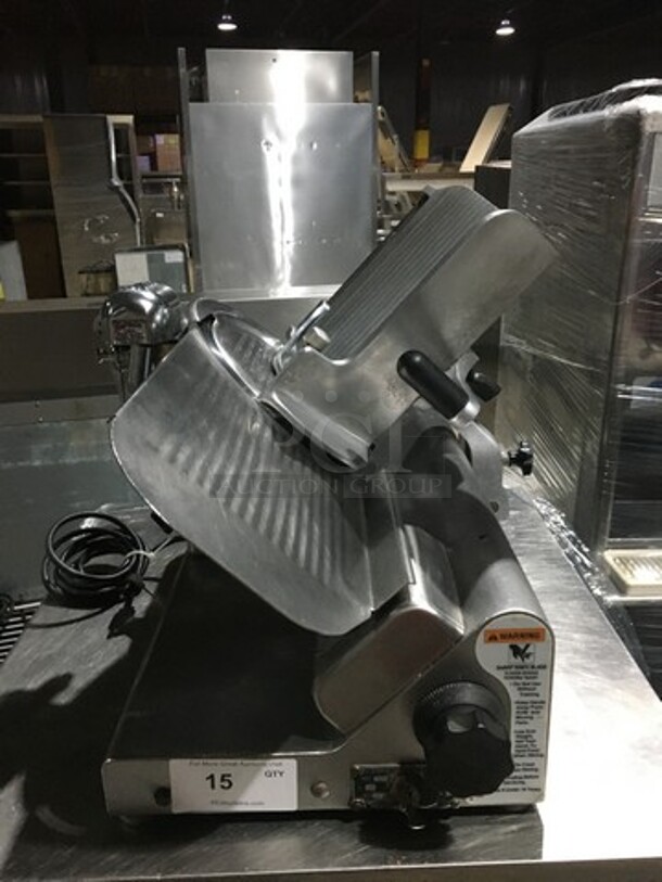 Globe Commercial Countertop Deli Meat Slicer! All Stainless Steel! Model 500! 115V 1Phase!
