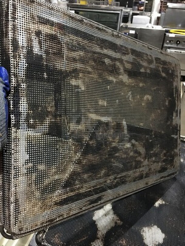 Full Size Perforated Sheet Pans! 5 X Your Bid! - Image 3 of 6