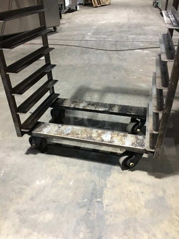 Metal Pan Transport Rack! Holds Full Size Pans! On Casters!  - Image 4 of 4