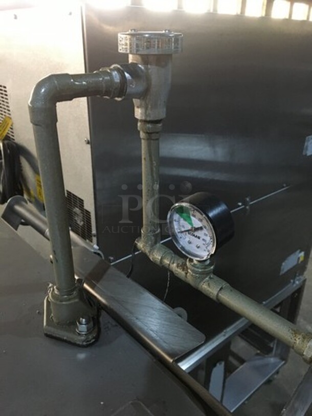 Wow! Hobart Commercial Upright Pass Through Dishwasher! All Stainless Steel! Model AM15 Serial 231114475! 3Phase! On Legs! - Image 9 of 9