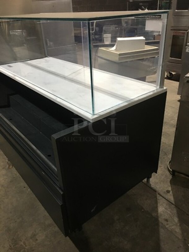 Structural Concepts Commercial Refrigerated Open Grab-N-Go/Display Case Combo! With 2 Sliding Rear Doors! On Commercial Casters! Model SBZ6652DR Serial 0912380GU318110 ! 220V 1Phase! - Image 2 of 10