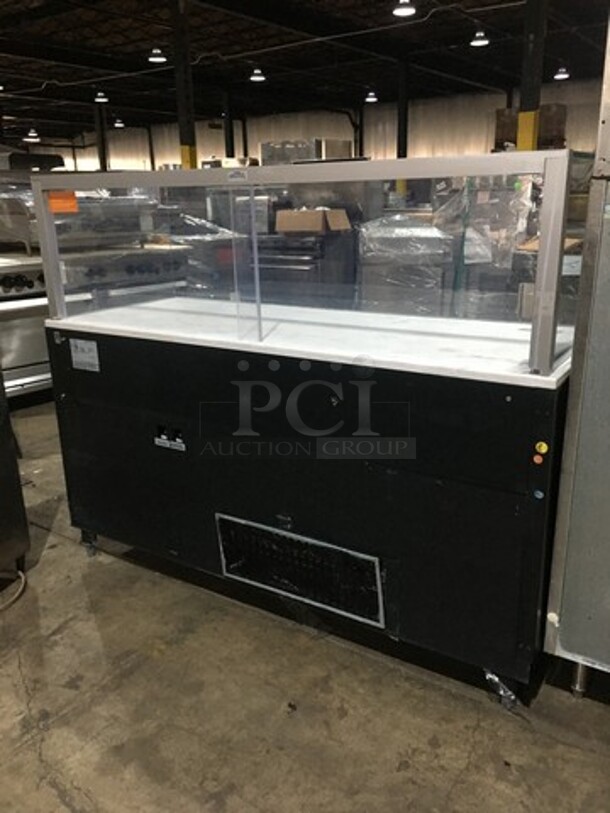 Structural Concepts Commercial Refrigerated Open Grab-N-Go/Display Case Combo! With 2 Sliding Rear Doors! On Commercial Casters! Model SBZ6652DR Serial 0912380GU318110 ! 220V 1Phase! - Image 3 of 10
