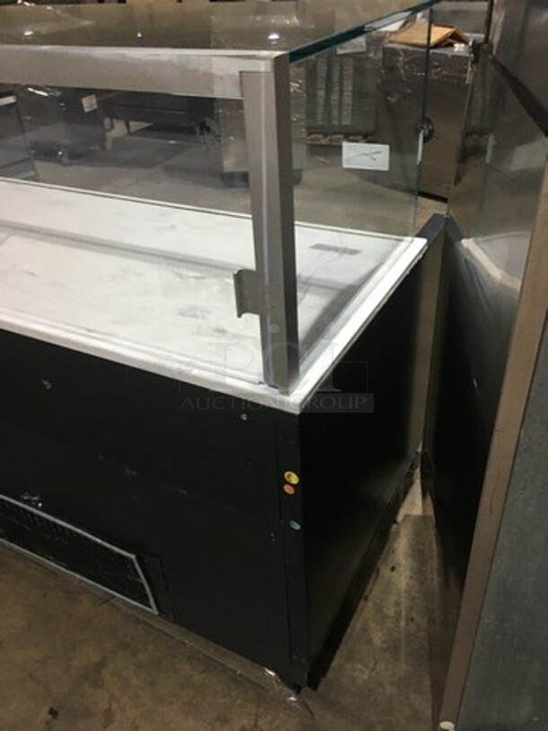Structural Concepts Commercial Refrigerated Open Grab-N-Go/Display Case Combo! With 2 Sliding Rear Doors! On Commercial Casters! Model SBZ6652DR Serial 0912380GU318110 ! 220V 1Phase! - Image 4 of 10