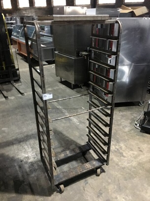 Metal Pan Transport Rack! Holds Full Size Pans! On Casters!  - Image 3 of 4