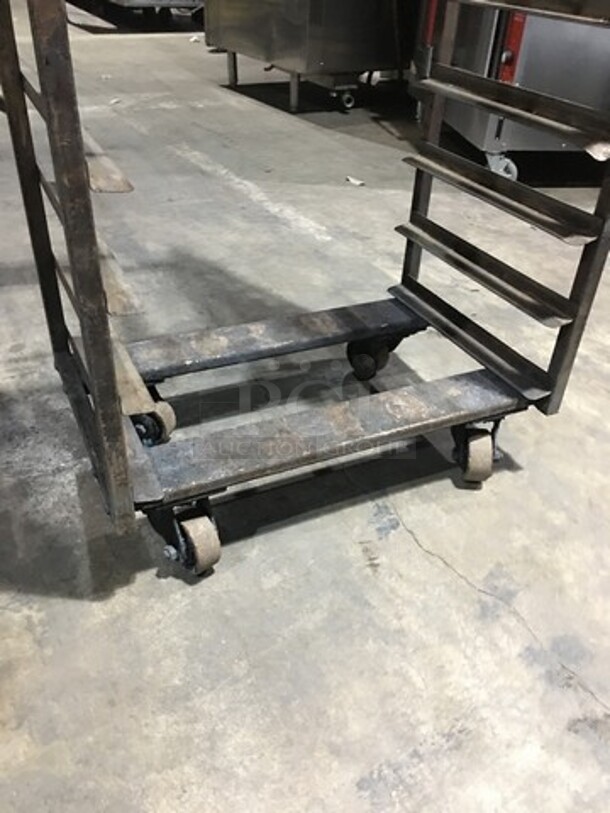 Metal Pan Transport Rack! Holds Full Size Pans! On Casters!  - Image 4 of 4