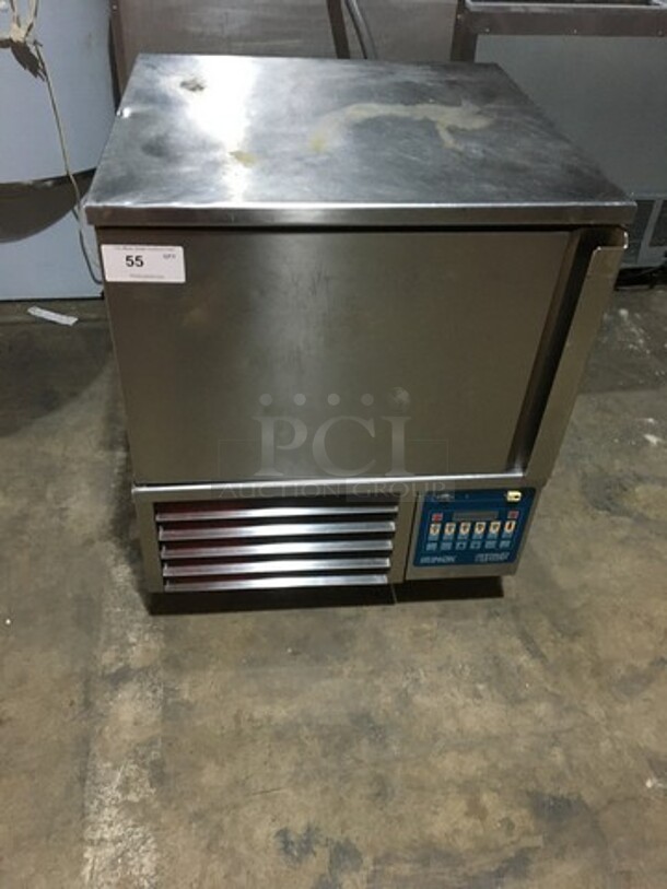 Servolift Eastern Stainless Steel Under The Counter Blast Chiller! Model HCM5120 Serial 110100137! 208V 1Phase! On Legs!
