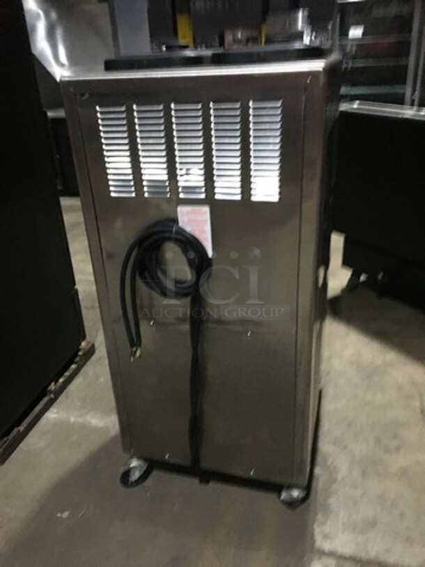 Taylor Commercial Floor Style 2 Flavor Frosty/Coolatta/Slushy Making Machine! With Milkshake Mixing Attachment! All Stainless Steel! Model 342D27 Serial M2085625! 208/230V 1Phase! On Commercial Casters! - Image 3 of 10