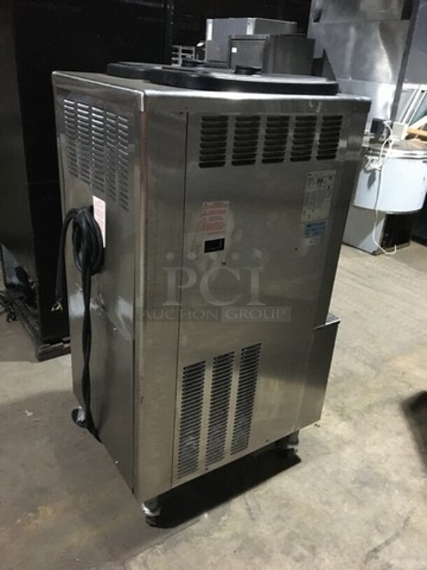 Taylor Commercial Floor Style 2 Flavor Frosty/Coolatta/Slushy Making Machine! With Milkshake Mixing Attachment! All Stainless Steel! Model 342D27 Serial M2085625! 208/230V 1Phase! On Commercial Casters! - Image 4 of 10