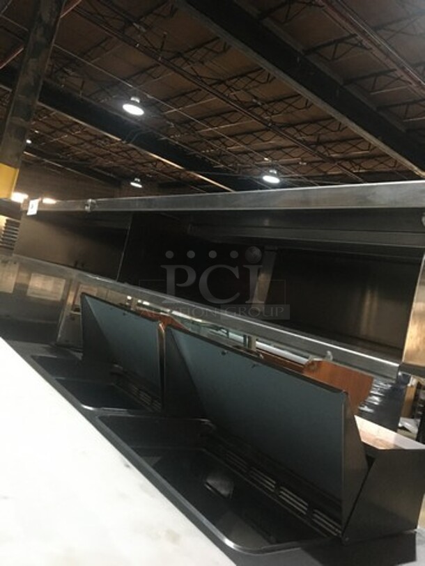 Delfield Commercial Refrigerated Sandwich Prep Table! With 4 Drawers Underneath! With Overhead Storage Shelves! With Commercial Cutting Board! All Stainless Steel! On Casters! - Image 9 of 10