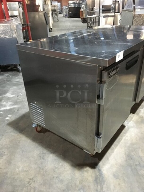 Leader Commercial 2 Door Lowboy/Worktop Cooler! All Stainless Steel! Model ESLB60SC Serial NR12M2306C! 115V 1Phase! On Casters! - Image 2 of 8
