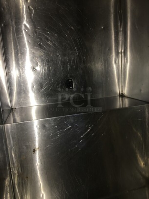 C. Nelson Stainless Steel Commercial Floor Style Flip Top Dipping Cabinet! Model BDC8! 115V! - Image 6 of 9