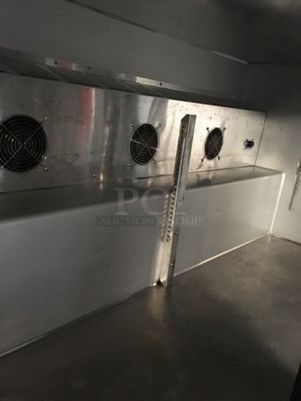 Leader Commercial 2 Door Lowboy/Worktop Cooler! All Stainless Steel! Model ESLB60SC Serial NR12M2306C! 115V 1Phase! On Casters! - Image 6 of 8