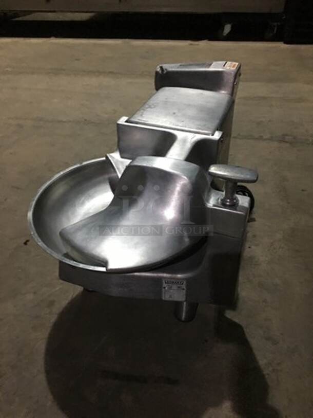 Hobart Countertop Commercial Buffalo Chopper! All Stainless Steel! Model 84145 Serial 37120543! 115V 1Phase! On Legs!
 - Image 3 of 10