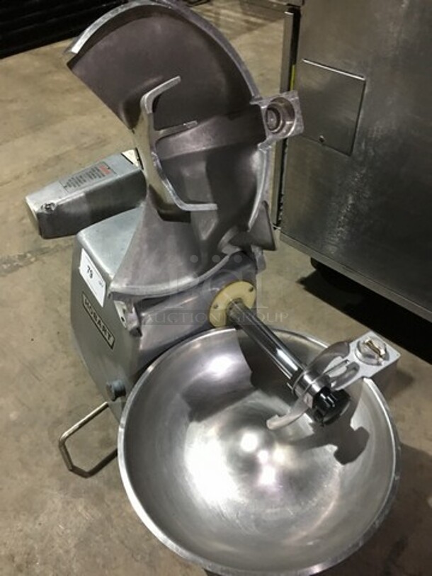 Hobart Countertop Commercial Buffalo Chopper! All Stainless Steel! Model 84145 Serial 37120543! 115V 1Phase! On Legs!
 - Image 6 of 10