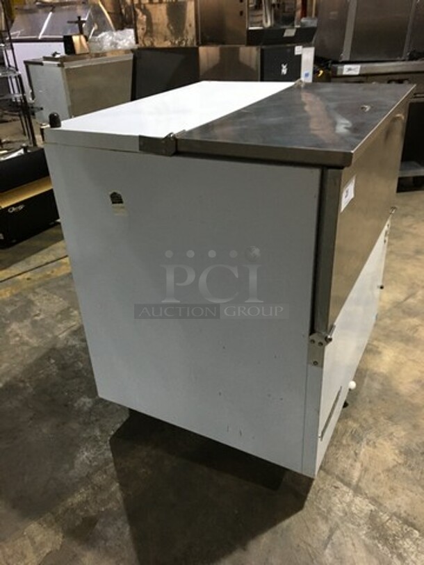 Beverage Air Commercial 1 Sided Milk Cooler! All Stainless Steel! Model SM34NW Serial 10103766! 115V 1Phase! On Commercial Casters! - Image 2 of 10
