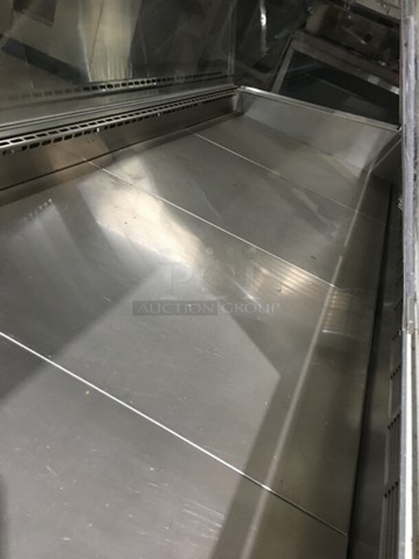 Federal Industries Commercial Refrigerated Deli Display Case! With 2 Sliding Rear Doors! With Commercial Cutting Board! All Stainless Steel Body! Model SQ8CD Serial 07121947296! 120V 1Phase! - Image 6 of 10