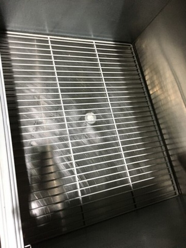 Beverage Air Commercial 1 Sided Milk Cooler! All Stainless Steel! Model SM34NW Serial 10103766! 115V 1Phase! On Commercial Casters! - Image 7 of 10