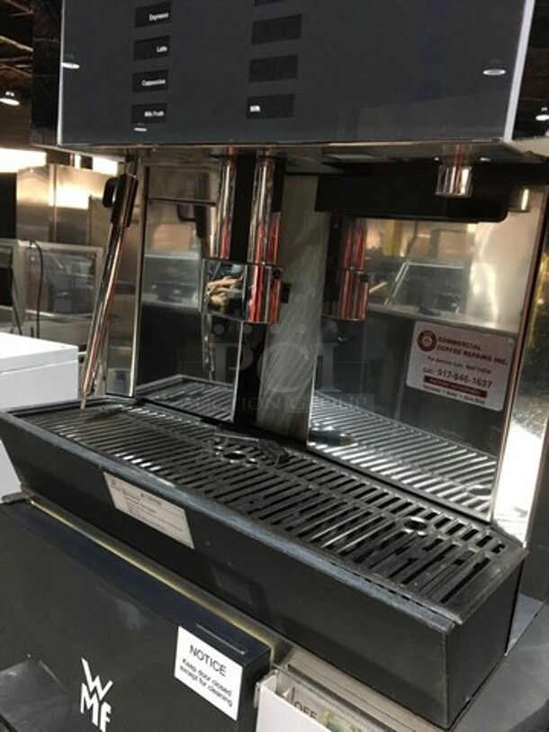 WMF Commercial Countertop Espresso Machine! Super Automatic 1 Step & 2 Step! Bistro Edition! All Stainless Steel! Model 039468 Serial 03297! 120V! - Image 9 of 10