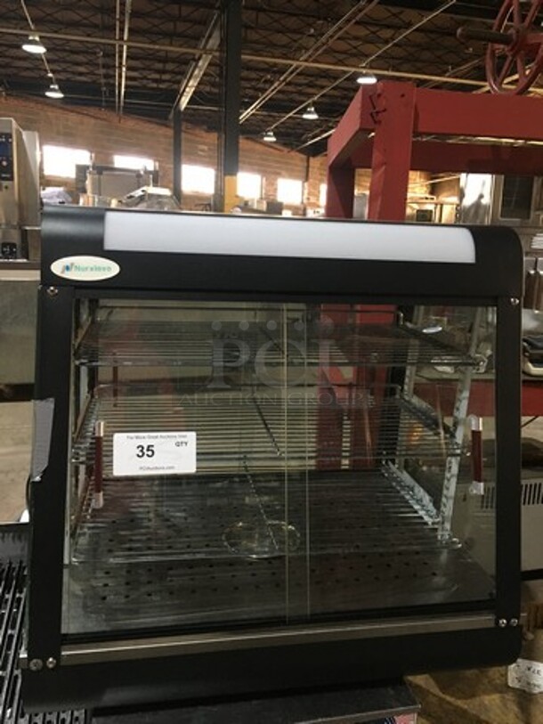 Nurxiovo Commercial Countertop Food Warming Display Case! Model LD601! 110V!