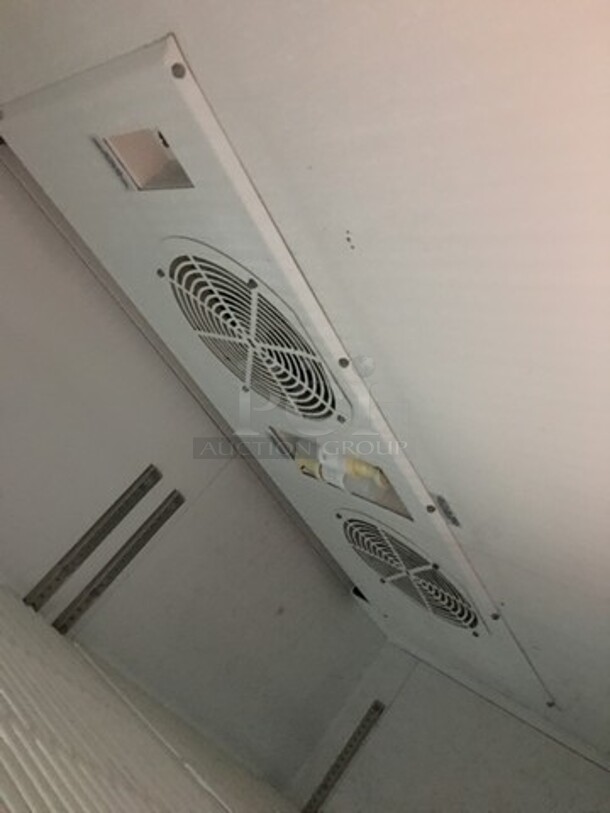 True Commercial 2 Door Reach In Refrigerator! With Poly Coated Racks! All Stainless Steel! Model TG2R2S Serial 8595188! 115V 1Phase! On Casters!
 - Image 6 of 8