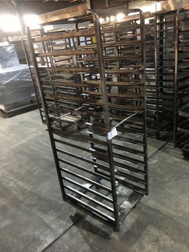 Baxter Rotating Commercial Metal Pan Transport Rack! Holds Full Size Trays! On Casters! - Image 2 of 5
