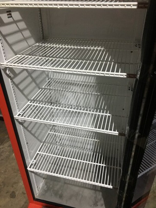 True Single Door Reach In Refrigerator Merchandiser! With Poly Coated Racks! Model GDM15EMRTOLD Serial 7792537! 115V 1Phase!
 - Image 6 of 9