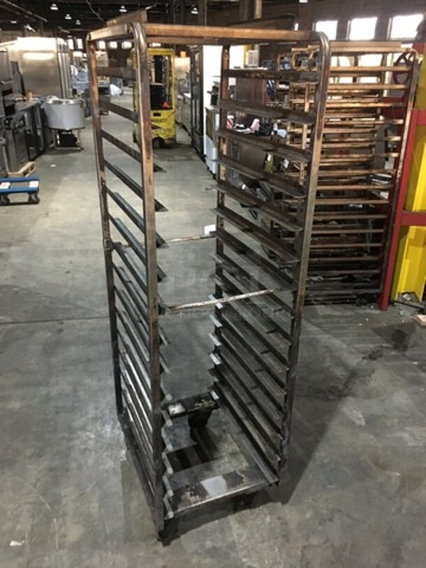 Baxter Rotating Commercial Metal Pan Transport Rack! Holds Full Size Trays! On Casters! - Image 3 of 5