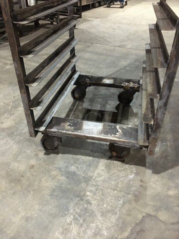 Baxter Rotating Commercial Metal Pan Transport Rack! Holds Full Size Trays! On Casters! - Image 4 of 5