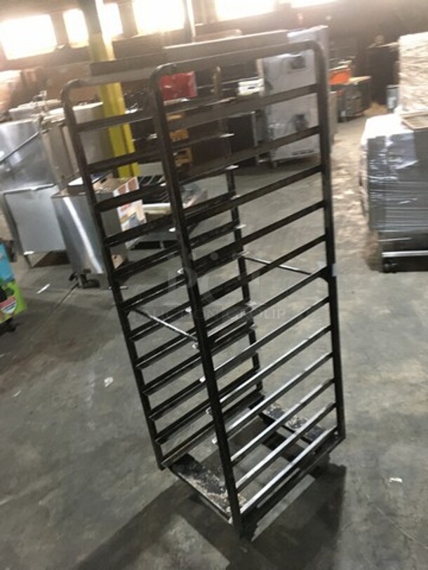 Baxter Rotating Commercial Metal Pan Transport Rack! Holds Full Size Trays! On Casters! - Image 3 of 5