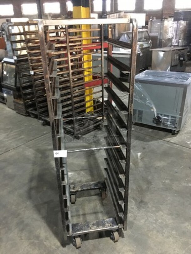 Baxter Rotating Commercial Metal Pan Transport Rack! Holds Full Size Trays! On Casters! - Image 5 of 5