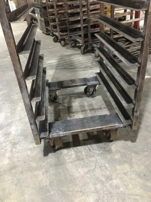 Baxter Rotating Commercial Metal Pan Transport Rack! Holds Full Size Trays! On Casters! - Image 4 of 5