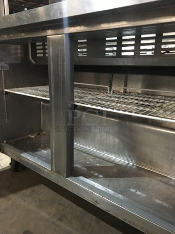 Avantco Commercial Refrigerated Sandwich Prep Table! With 2 Door Underneath Storage Space! All Stainless Steel! Model 178SCL2! 115V! On Casters! - Image 7 of 9