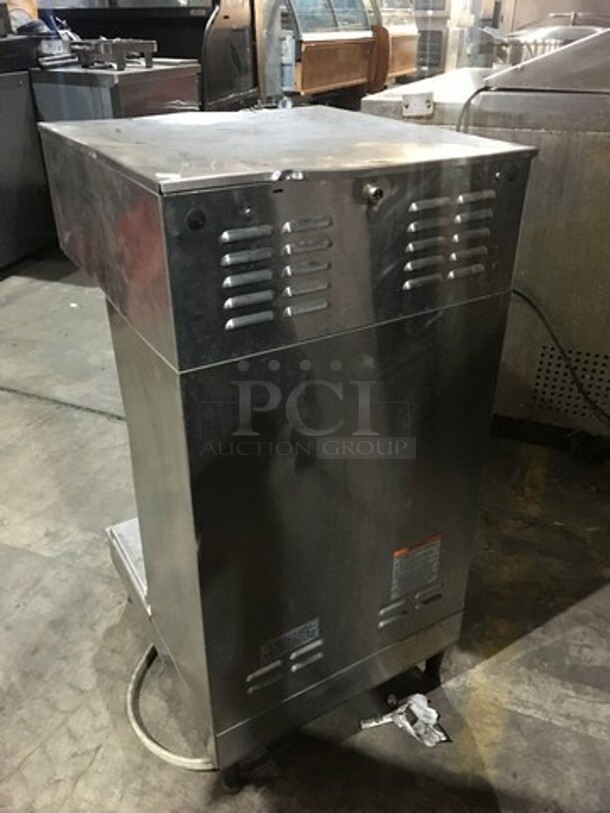 Bunn Commercial Countertop Coffee Brewing Machine! With Hot Water Dispenser! All Stainless Steel! Economy Series! On Legs! - Image 4 of 9