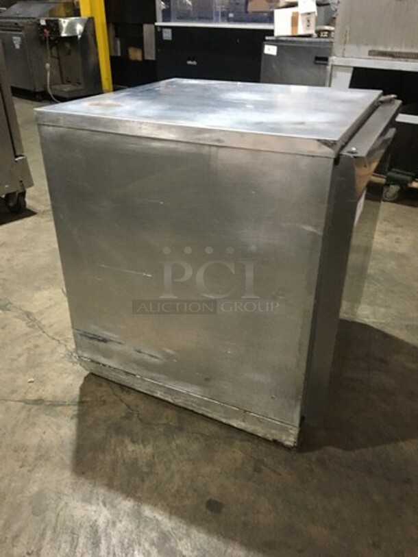 Continental Commercial Single Door Lowboy/Worktop Cooler! All Stainless Steel! Model UC27 Serial 14937059! 115V 1Phase! - Image 3 of 9