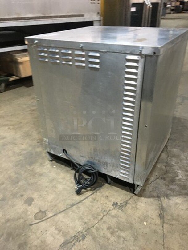 Continental Commercial Single Door Lowboy/Worktop Cooler! All Stainless Steel! Model UC27 Serial 14937059! 115V 1Phase! - Image 4 of 9