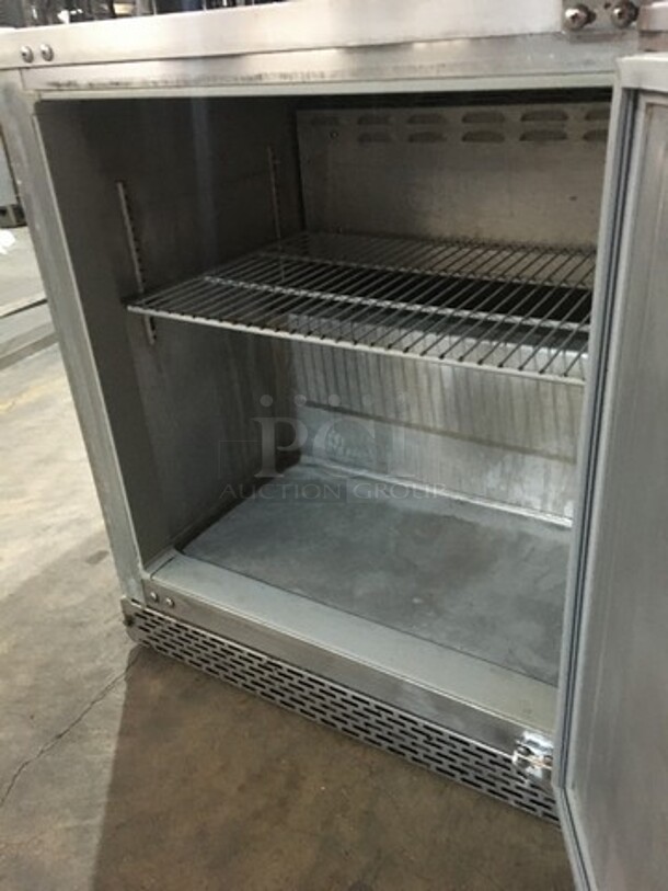 Continental Commercial Single Door Lowboy/Worktop Cooler! All Stainless Steel! Model UC27 Serial 14937059! 115V 1Phase! - Image 5 of 9
