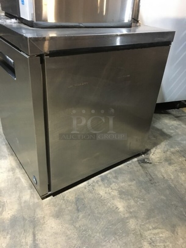 Hoshizaki Commercial Single Door Lowboy/Worktop Cooler! All Stainless Steel! Model CRMR27LPC Serial H50988B! 115V 1Phase! - Image 2 of 7