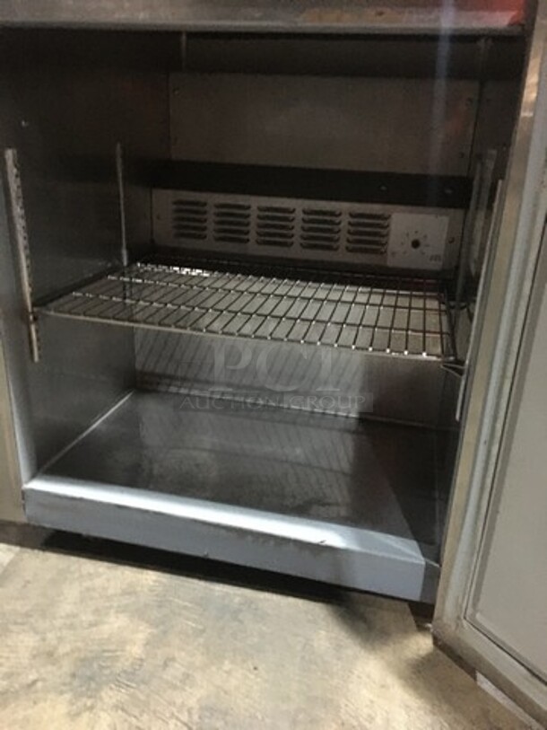 Hoshizaki Commercial Single Door Lowboy/Worktop Cooler! All Stainless Steel! Model CRMR27LPC Serial H50988B! 115V 1Phase! - Image 5 of 7