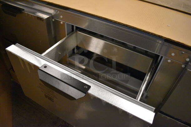 BRAND NEW! Beverage Air Model UCRD72A-6 Stainless Steel Commercial 6 Drawer Undercounter Cooler. 115 Volts, 1 Phase. 72x31x29. Tested and Working! - Image 4 of 9