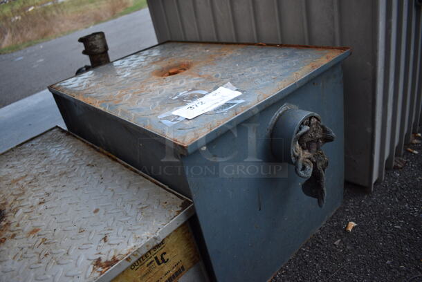 Metal Commercial Grease Trap. 16x35x15 - Image 2 of 3