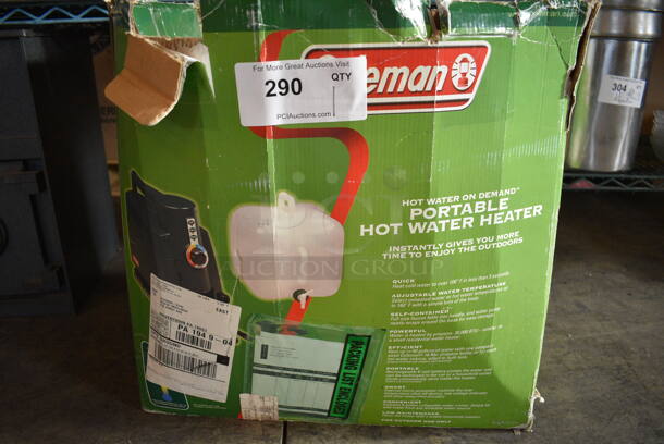 IN ORIGINAL BOX! Coleman Portable Hot Water Heater - Image 4 of 4