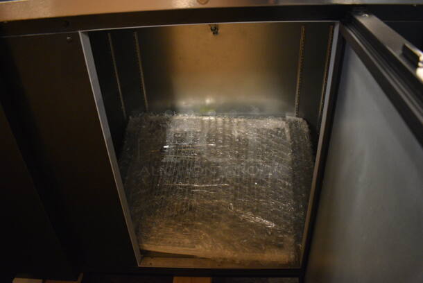 BRAND NEW! Beverage Air Model BB94HC-1-B Stainless Steel Commercial 3 Door Back Bar Undercounter Cooler. 115 Volts, 1 Phase. 95x28.5x37.5. Tested and Working! - Image 4 of 8