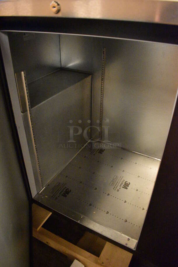 BRAND NEW! Beverage Air Model BB94HC-1-B Stainless Steel Commercial 3 Door Back Bar Undercounter Cooler. 115 Volts, 1 Phase. 95x28.5x37.5. Tested and Working! - Image 5 of 8
