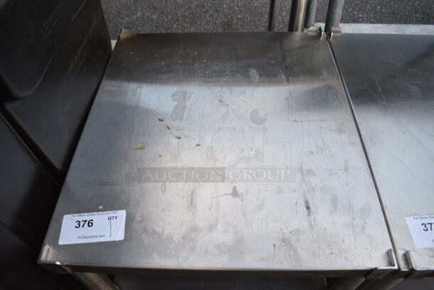 Stainless Steel Commercial Equipment Stand w/ 2 Undershelves. 20.5x23.5x21 - Image 3 of 3