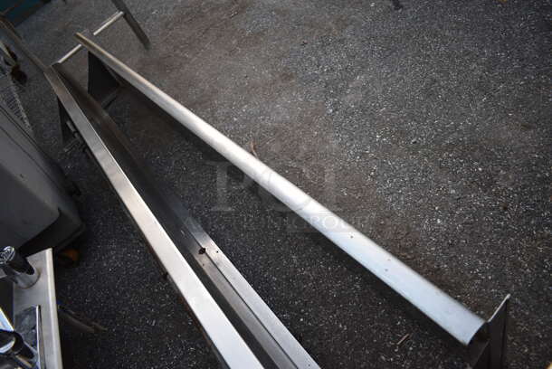 Metal Shelf. 72x10x12 - Image 2 of 2