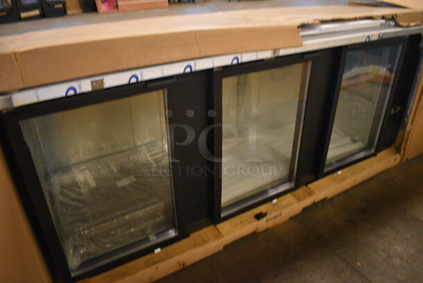 BRAND NEW! 2014 Micro Matic Model MBB-94 G RT Stainless Steel Commercial 3 Door Back Bar Undercounter Cooler Merchandiser. 115 Volts, 1 Phase. 96x28.5x37.5. Tested and Working! - Image 7 of 11